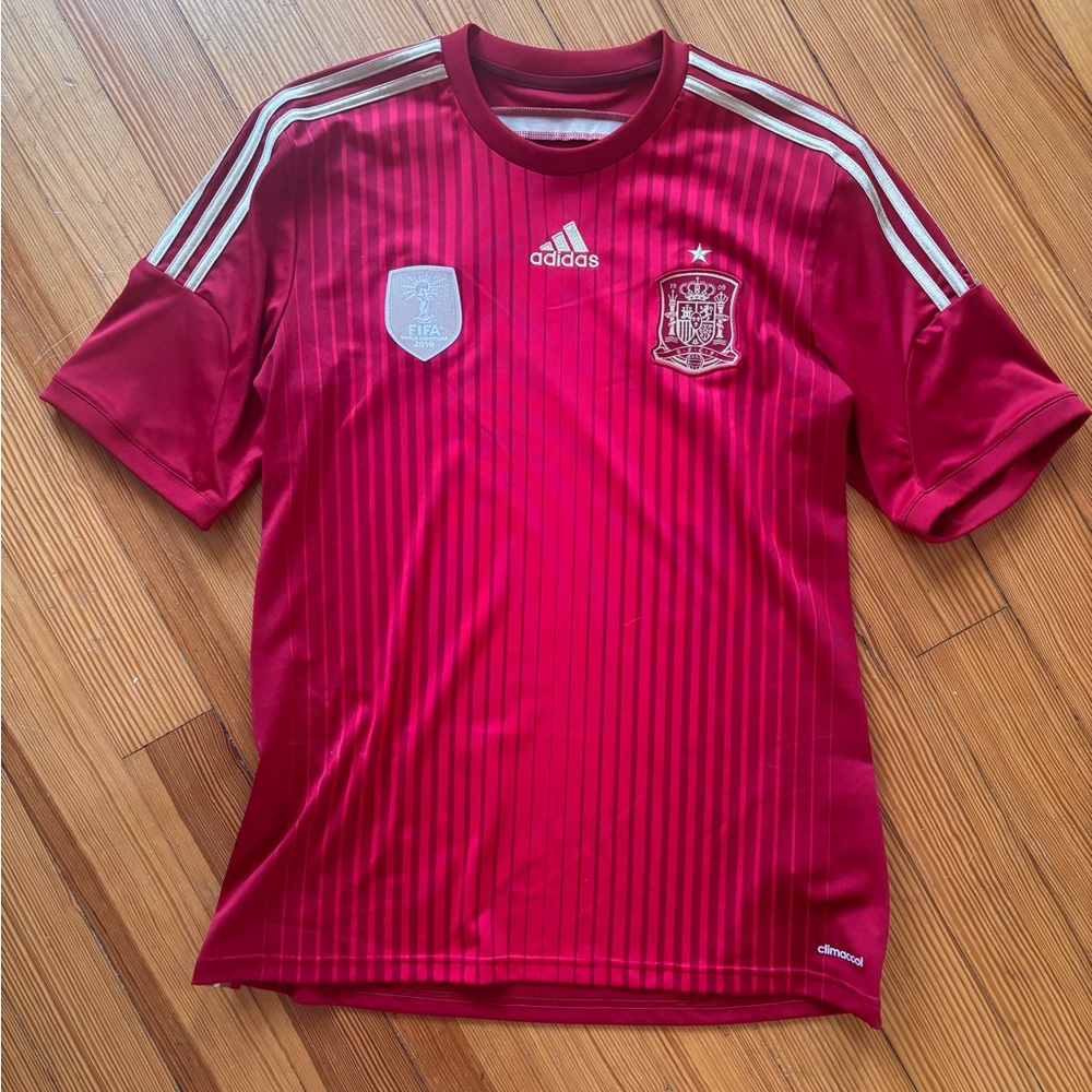 Adidas Spain FIFA 2010 World Cup world champions red soccer jersey Lg